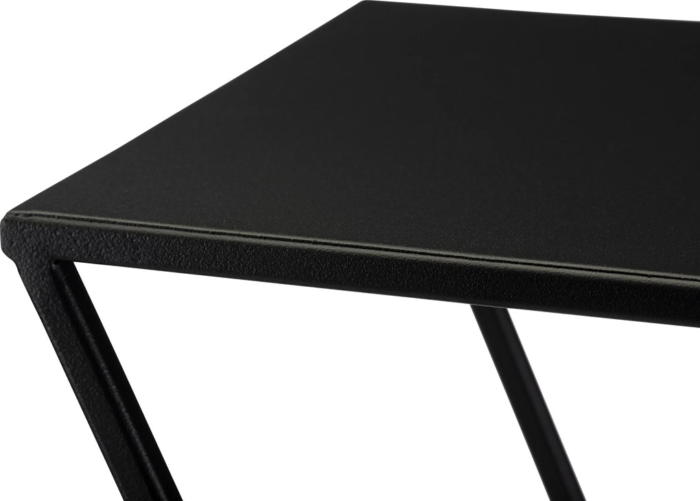 STOJAN NA KVETINÁČ BEN 95X78X24 CM ČIERNA