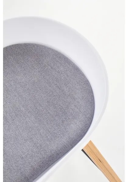 Barová stolička 81x51 cm béžová/biela