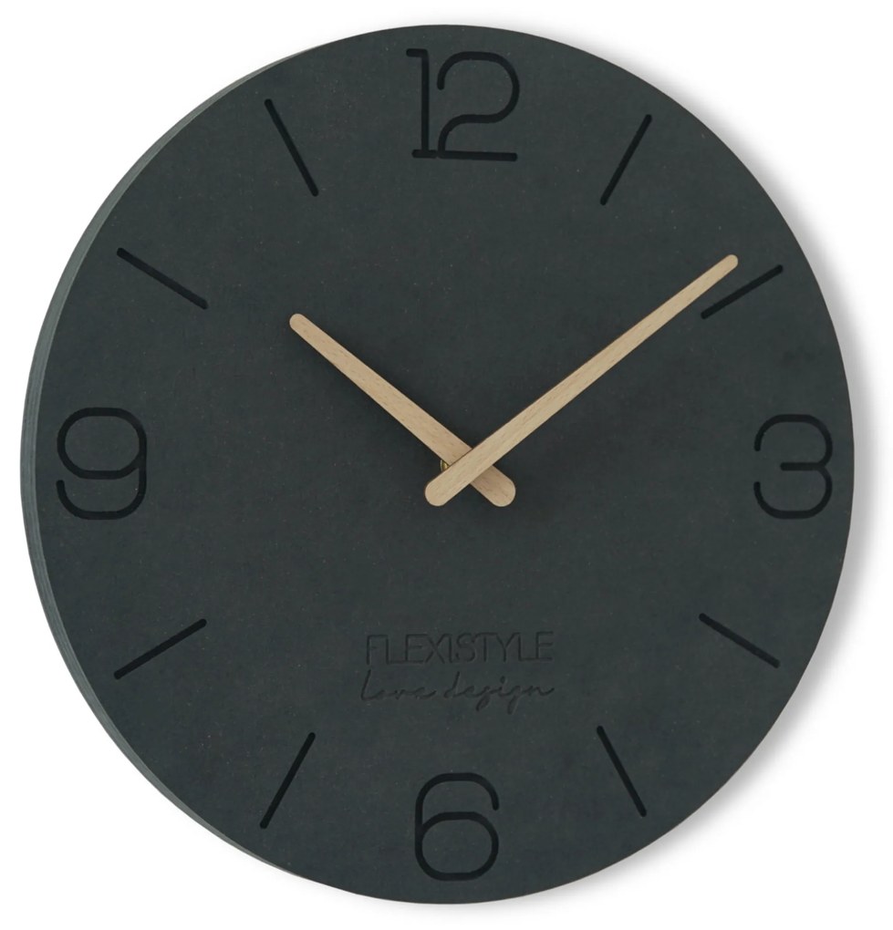 Ekologické nástenné hodiny Eko 3 Flex z210c 1-dx, 30 cm