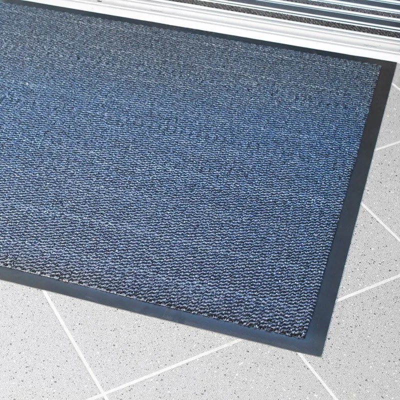 COBA Ekonomická polypropylénová čistiaca rohož, 60 x 90 cm, modrá