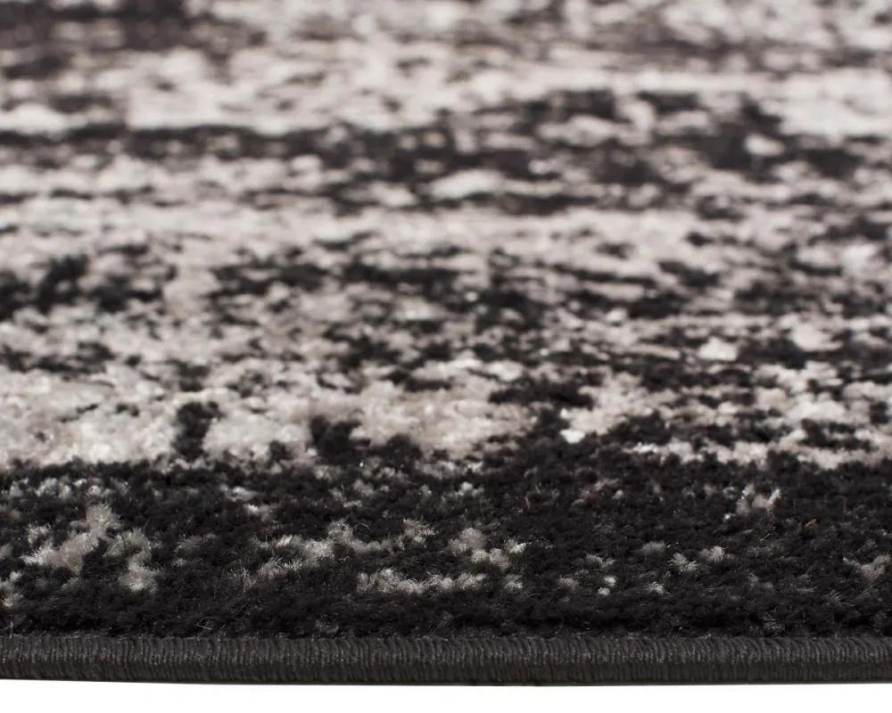 Kusový koberec Alesta čierny 80x200cm