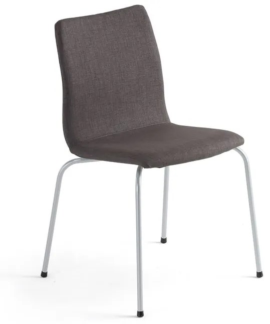 Konferenčná stolička OTTAWA, šedá tkanina, šedá