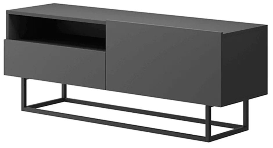 RTV stolík bez podstavy, grafit, SPRING ERTVSZ120