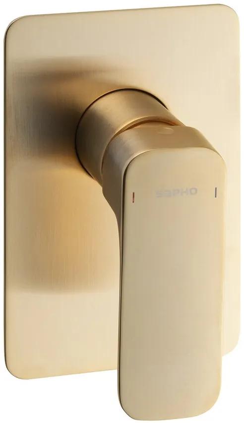 Sapho, SPY podomietková sprchová batéria, 1 výstup, zlatá matná, PY41/19