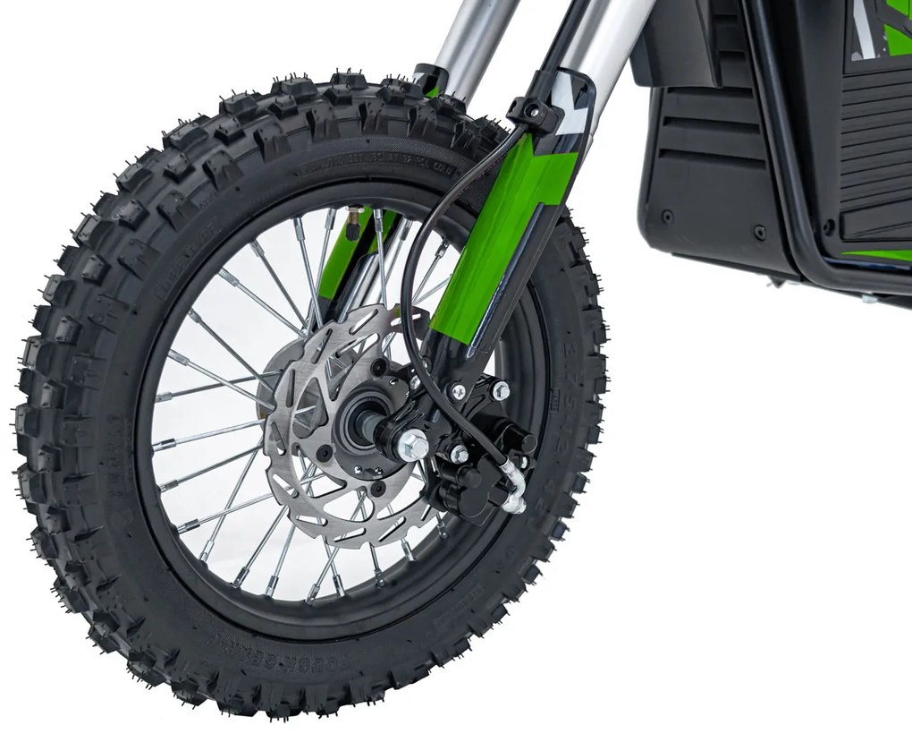 Elektrický detský PIT BIKE s batériovým motorom - zelený