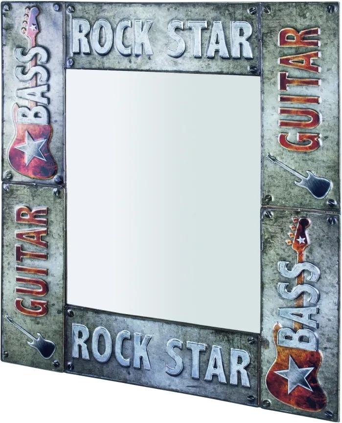 Nástenné zrkadlo Rock Star, 74 cm