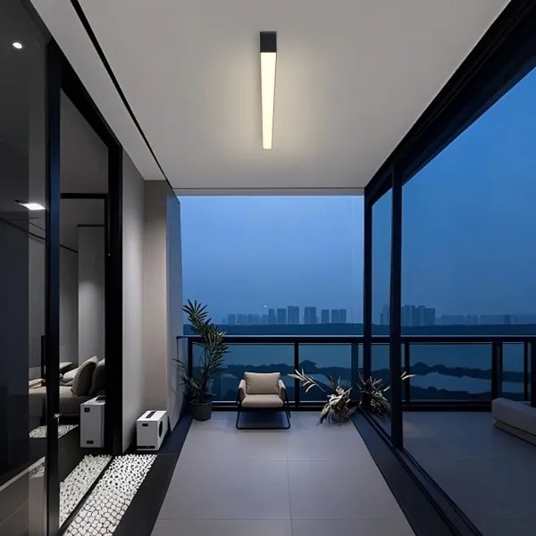 Brilagi - LED Kúpeľňové stropné svietidlo SLEEKLINE LED/40W/230V čierne IP44