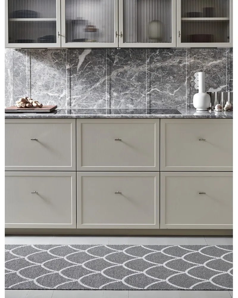 Sivý vnútorný a vonkajší behúň 70x225 cm Kotte Charcoal – Pappelina