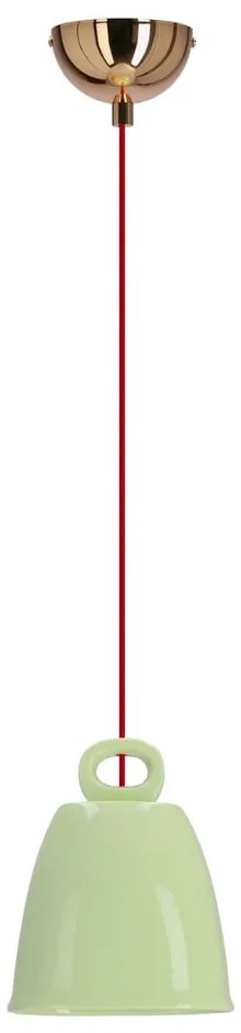 Zelený detský luster s keramickým tienidlom Sewilla – Candellux Lighting