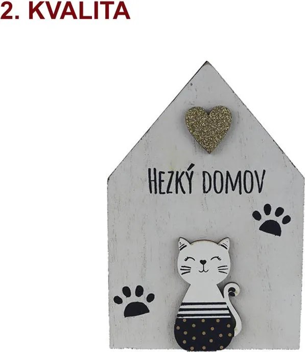 Dekorácia domček 2. akosť D6014-01