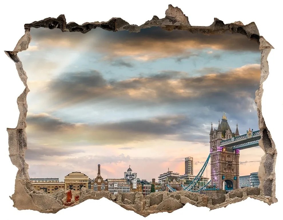 Fototapeta díra na zeď Tower bridge v londýne nd-k-113885431