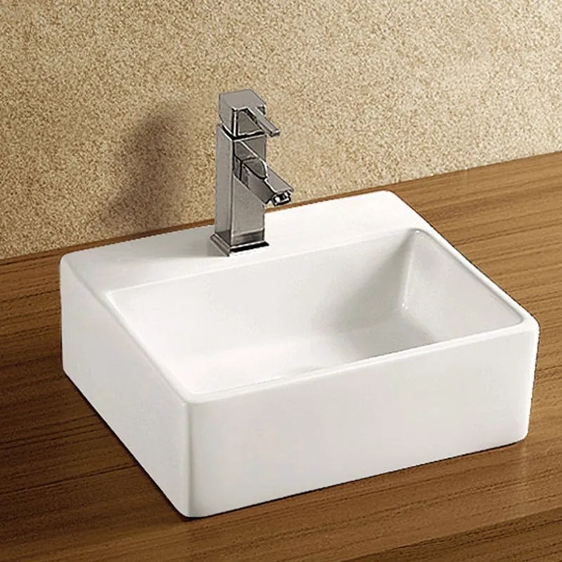 Mereo Mereo, Umývadlo na dosku aj zavesenie be prepadu, 330x290x110 mm, keramické, MER-UC332911