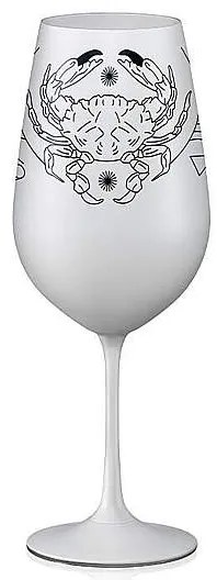 Crystalex pohár Zverokruhy Rak biela 550 ml