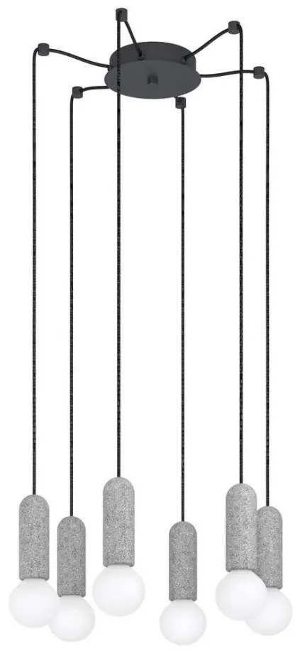 Eglo 39833 - Luster na lanku GIACONECCHIA 6xE27/40W/230V pavúk