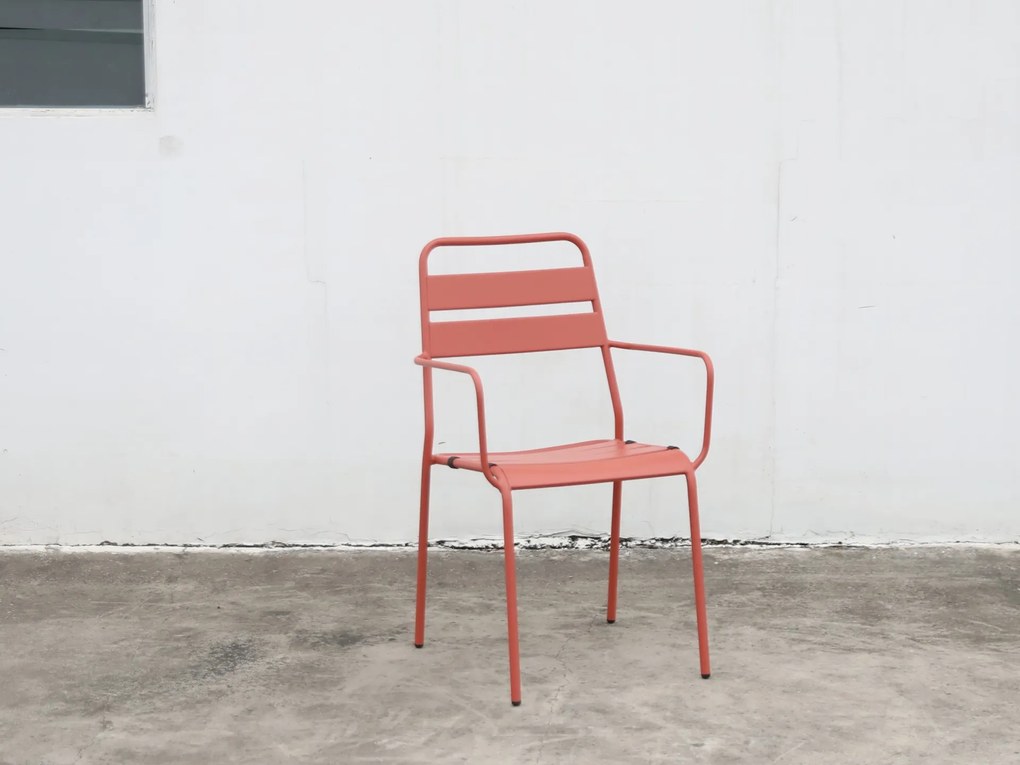 Palermo jedálenská stolička červená