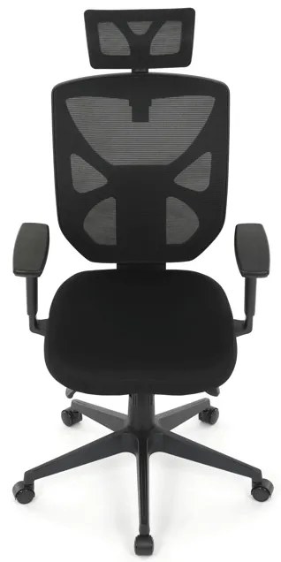 Autronic BONTEC Kancelárska stolička, asynchrónny mechanizmus, čierna, KA-Q8250 BK Farba: Čierna