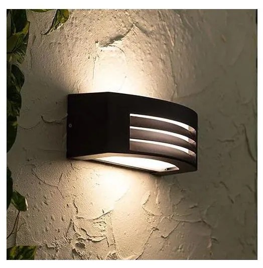 Vonkajšie nástenné svietidlo OLIANA 1xE27/60W/230V IP54 čierna