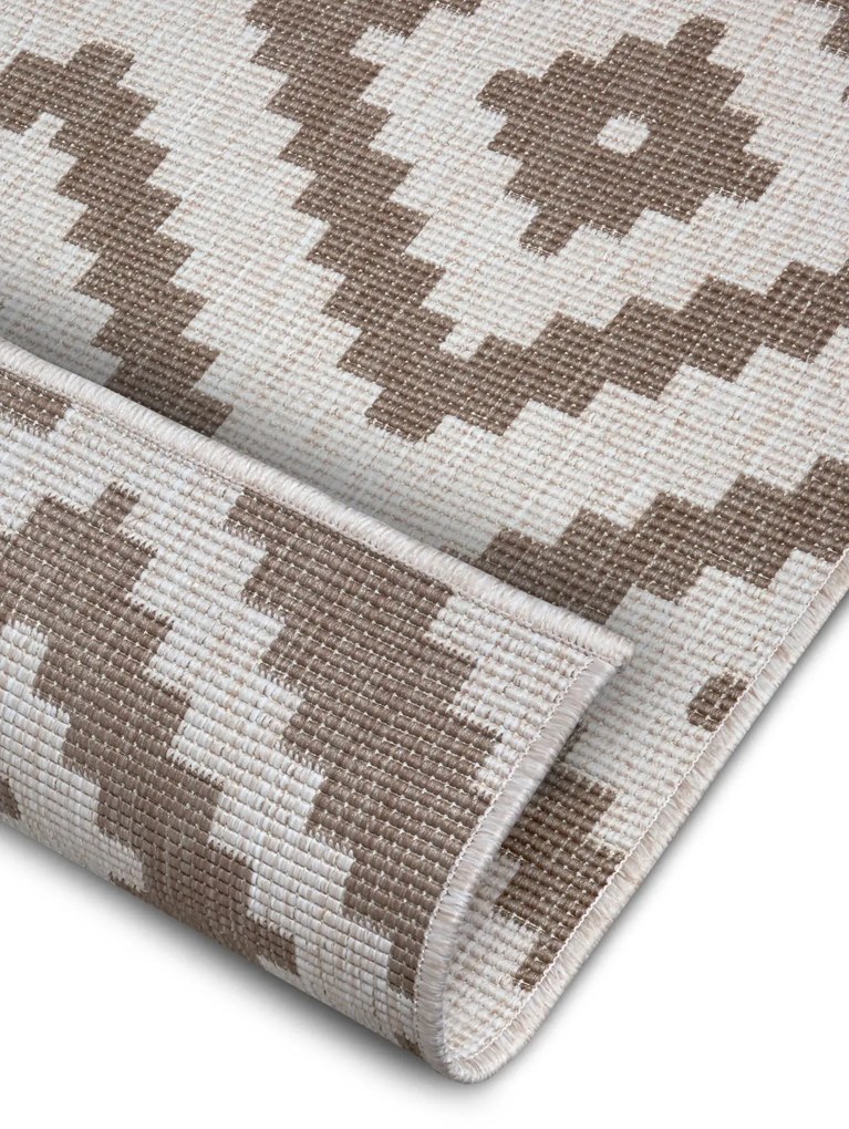 NORTHRUGS - Hanse Home koberce Kusový koberec Twin-Wendeteppiche 105460 Linen – na von aj na doma - 200x290 cm