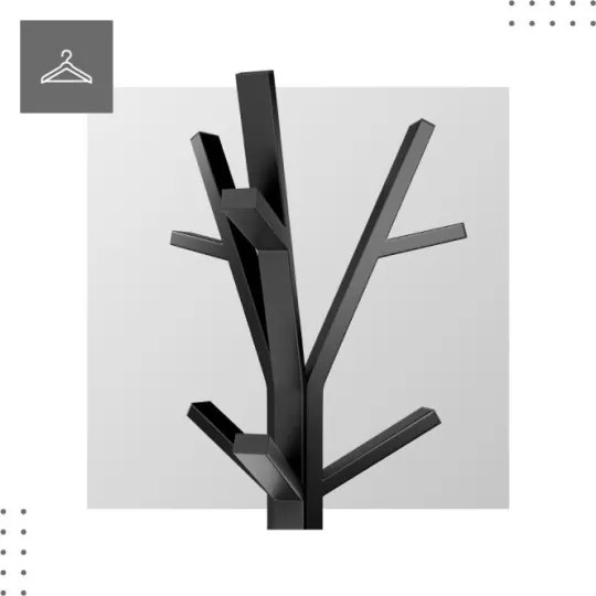 Stojanový vešiak HOST 4.0 čierny