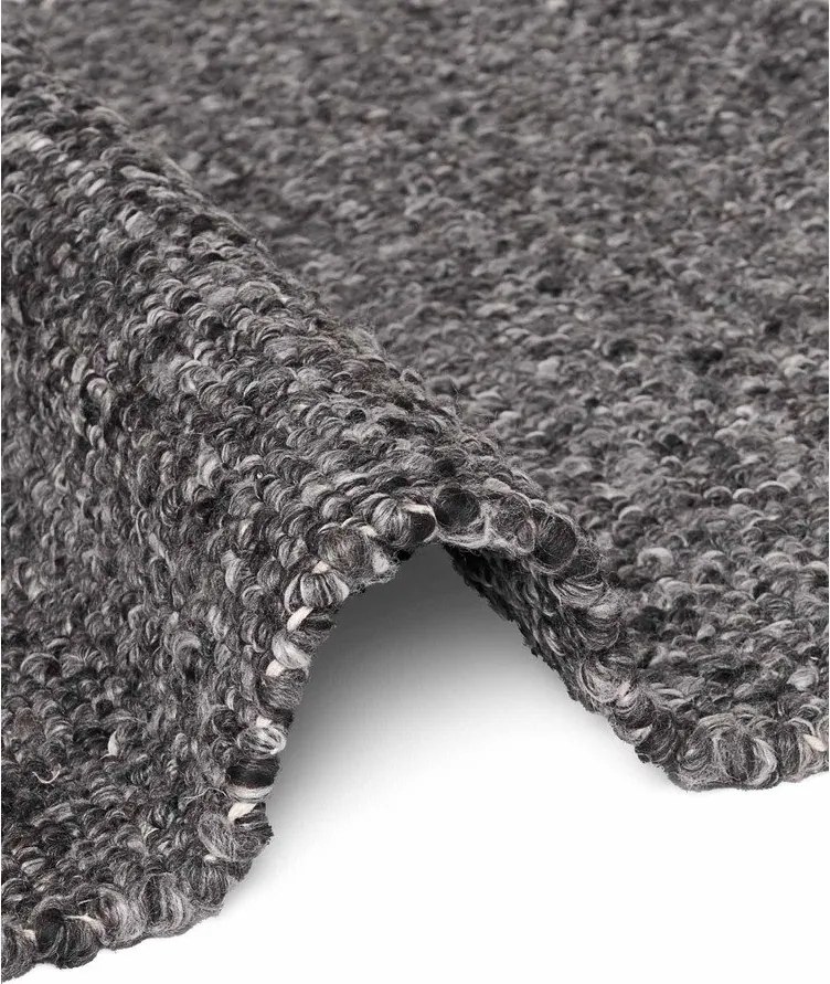 Tmavosivý ručne tkaný koberec z materiálu buklé 120x170 cm Notting Hill Portobello – Ted Baker