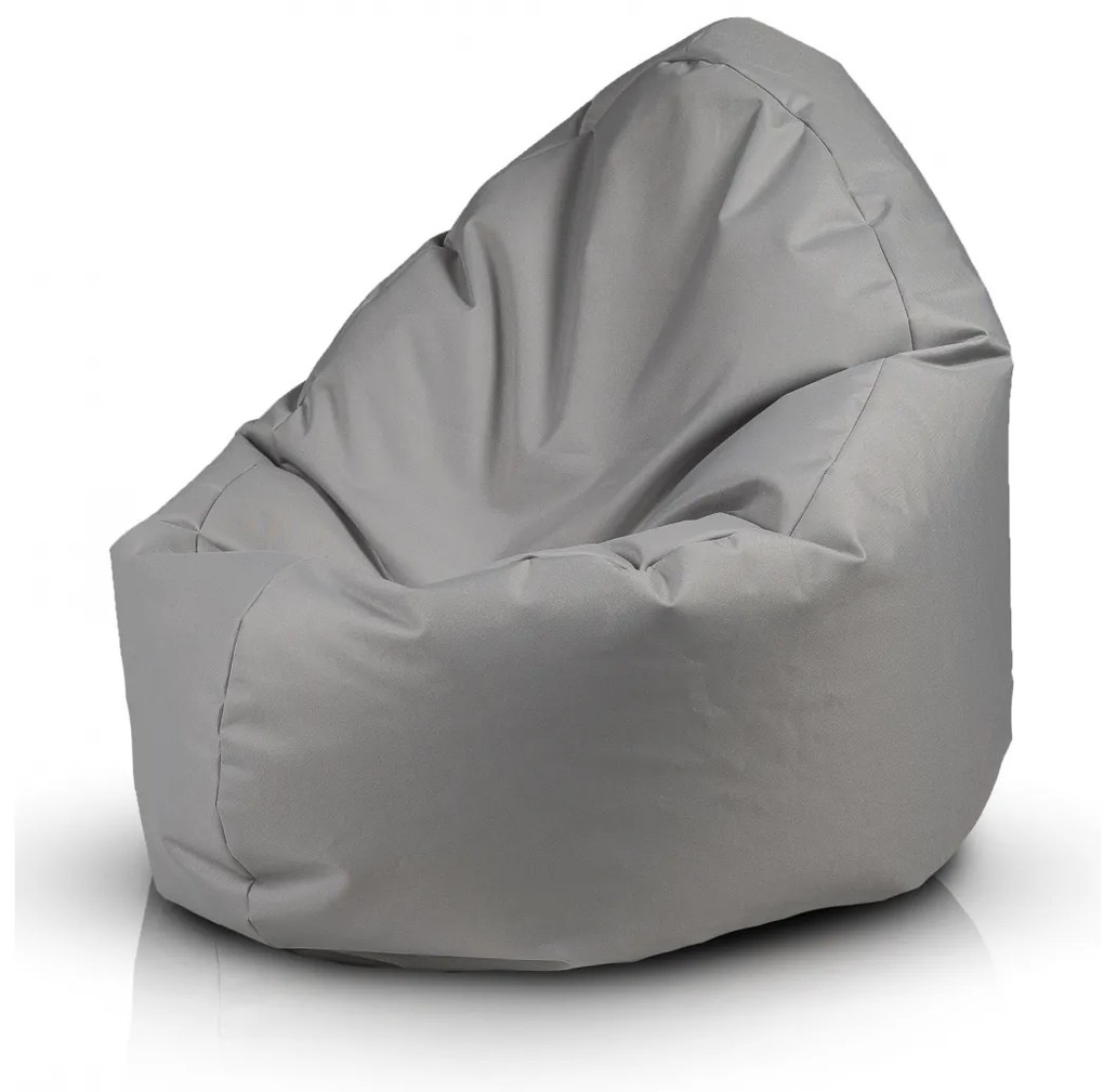 Sedací vak Zac – tmavosivý 85×85 cm | 270 l | Polyester Farba: NC16 - Sivá tmavá (Polyester)