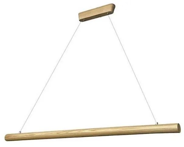 LED Luster na lanku LED/26W/230V 4000K 150 cm jaseň/masív