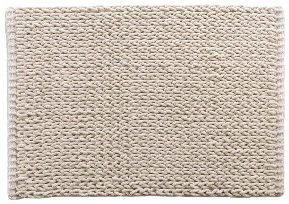 Béžová kúpeľňová predložka 50x80 cm Isalis – douceur d'intérieur