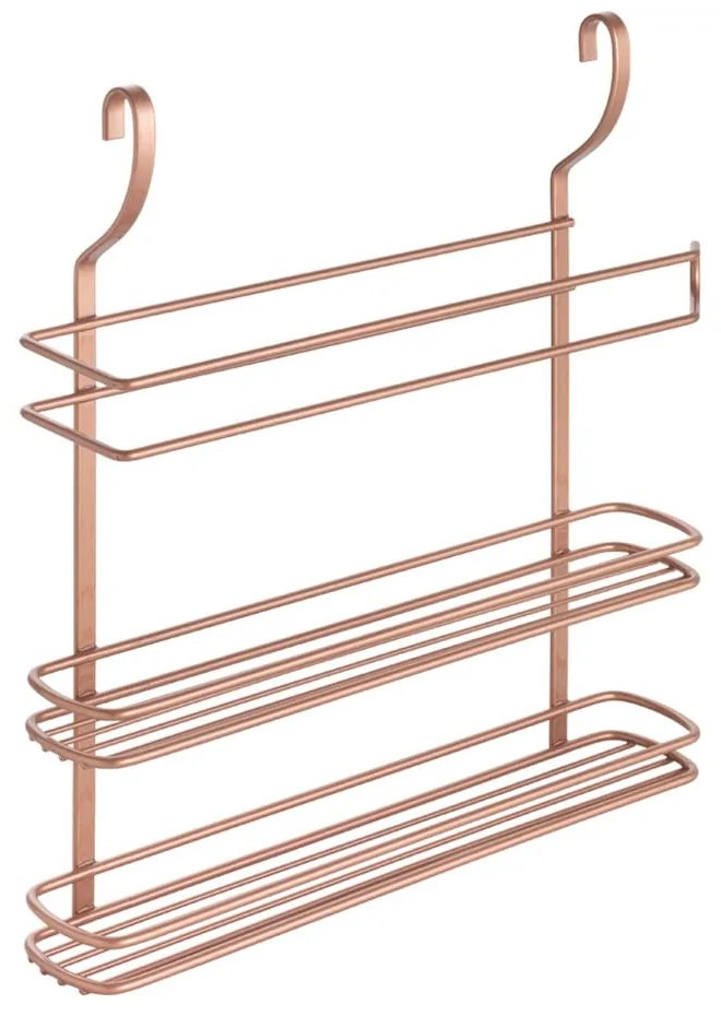 Závesná polička s troma poschodiami Metaltex Copper
