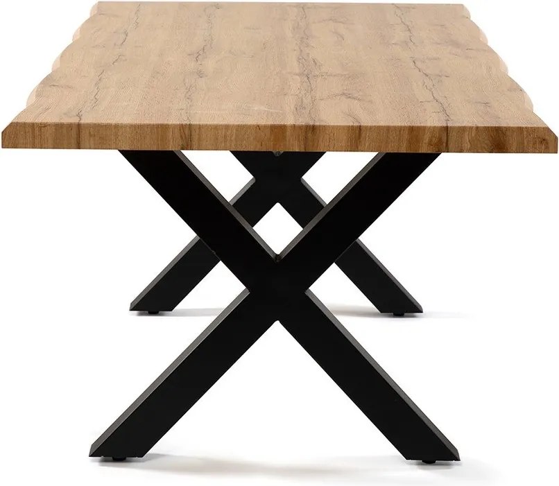 Jedálenský stôl v dekore duba 90x160 cm Kora – Bonami Essentials