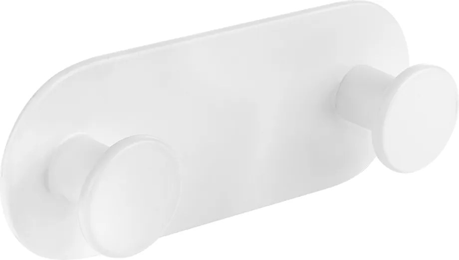 Laveo Kúpeľňový háčik Miri - ALM_612S, biela mat