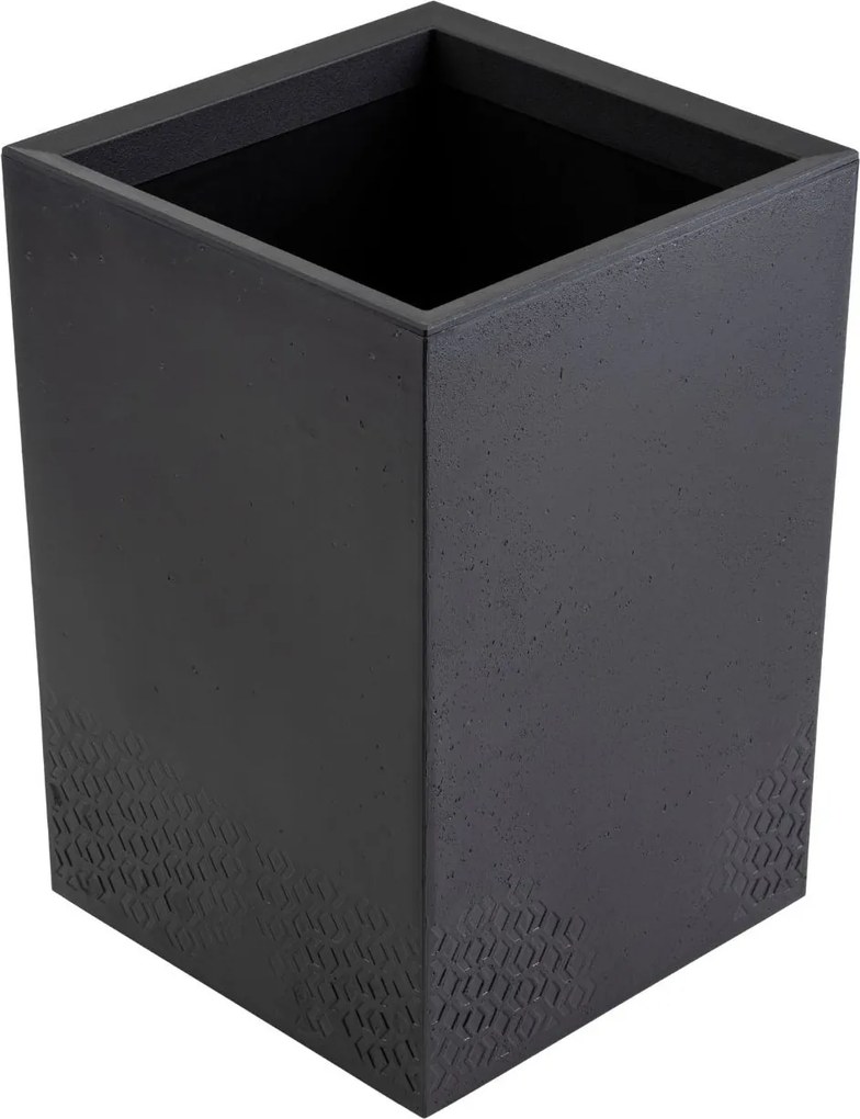 Květináč na kolečkách BETONIQUE 60x40 cm černý