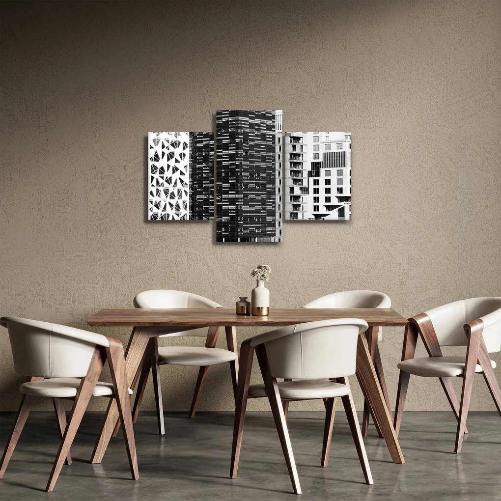 Obraz čiernobiele architektúry (90x60 cm)