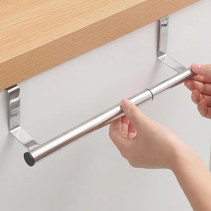 Držiak na utierky alebo uteráky, roztiahnuteľný závesný, 23 – 41 cm