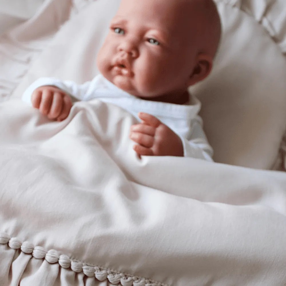 Boho sada s výplňou púdrovo ružová 50x65cm