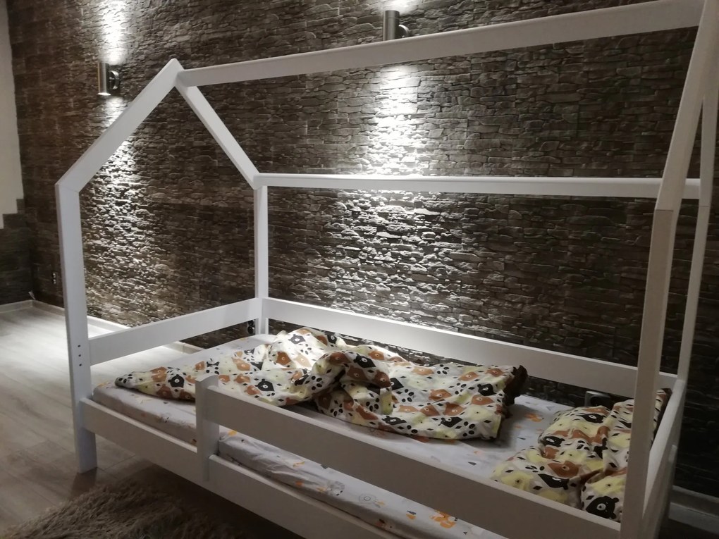 Detská posteľ domček D8 ZWNG - 200  DMJ, Rozmer 200x80 cm