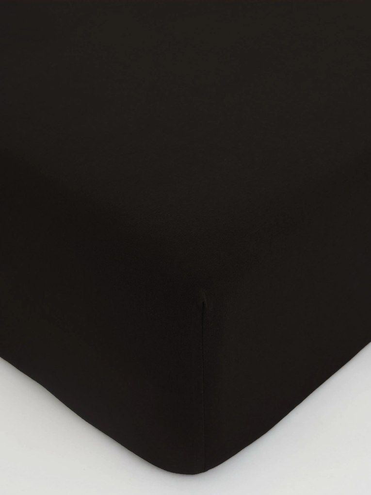 Jersey plachta Classic 180 × 200 cm - tmavo hnedá