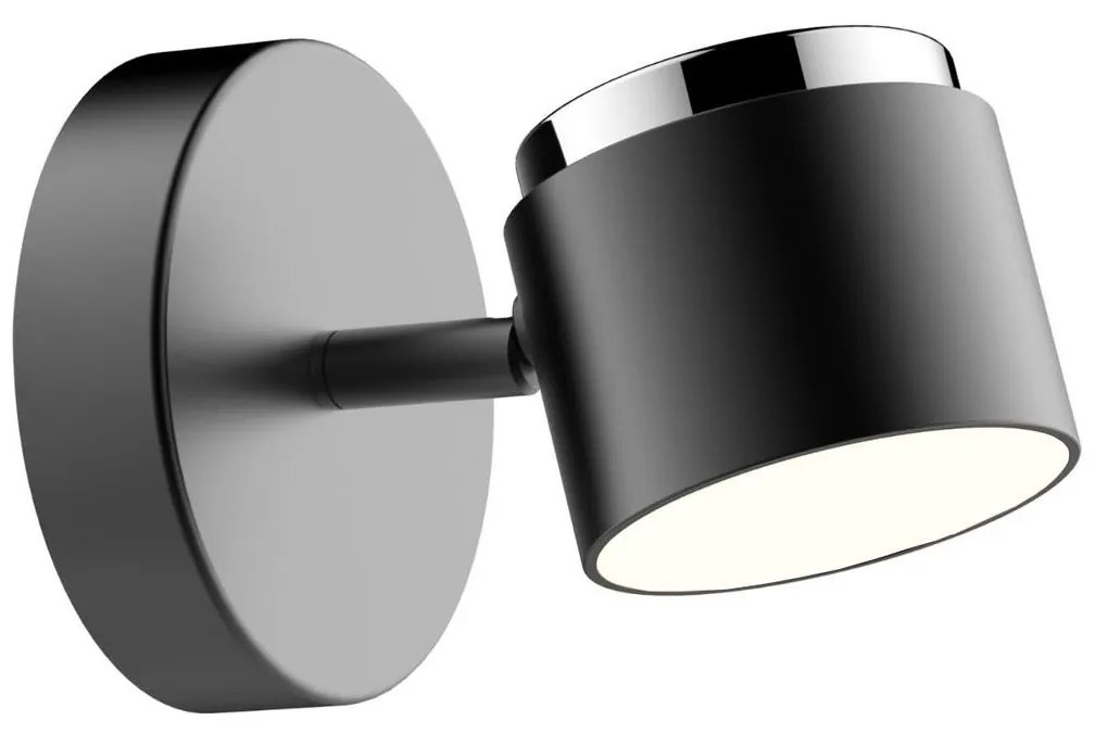 Polux LED Nástenné bodové svietidlo KUBIK LED/4,2W/230V čierna SA1694