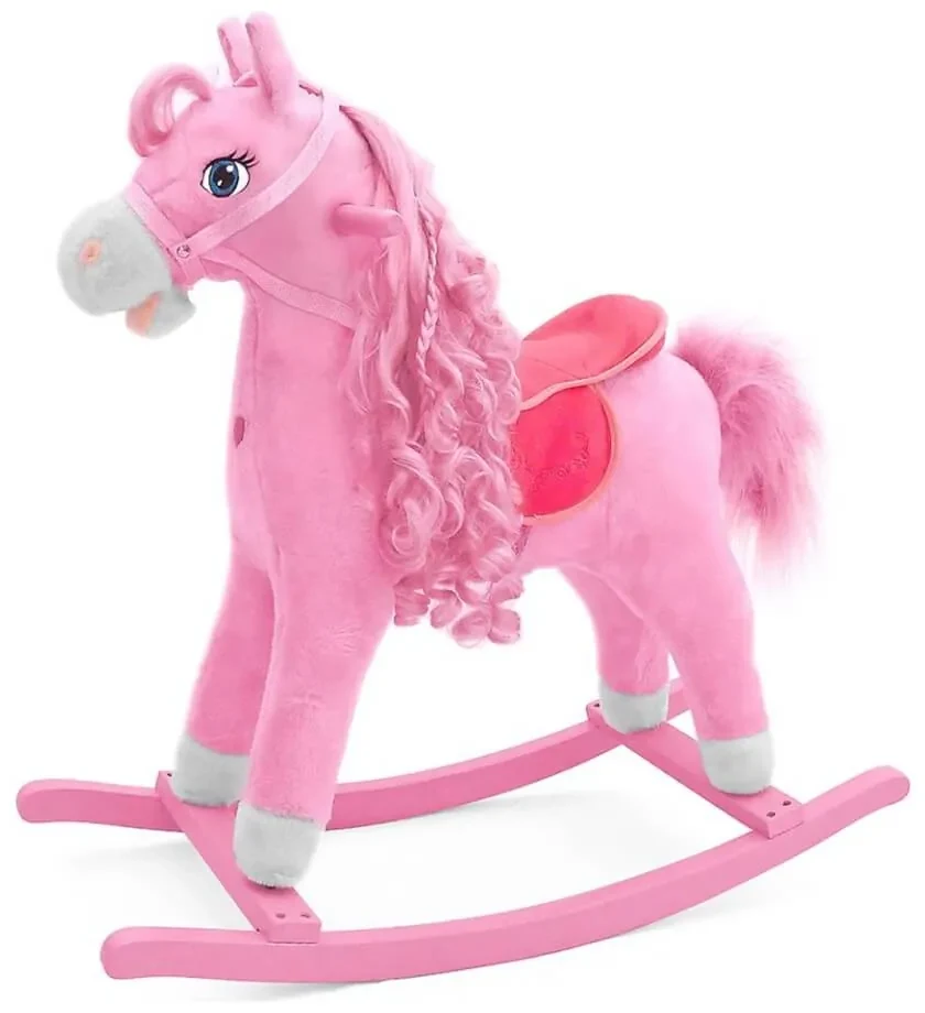 Hojdací koník s melódiou Princess pink
