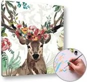 Maľovanie podľa čísel KRÁĽ LESA  – nízka náročnosť