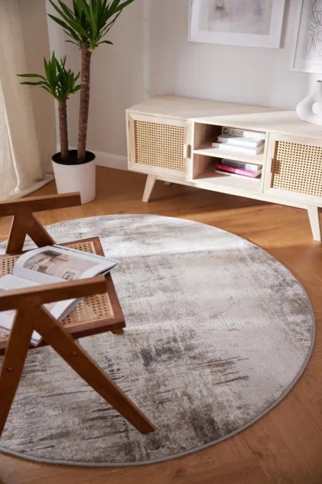 Koberec RAGOLLE Argentum 63393 9293 kruh