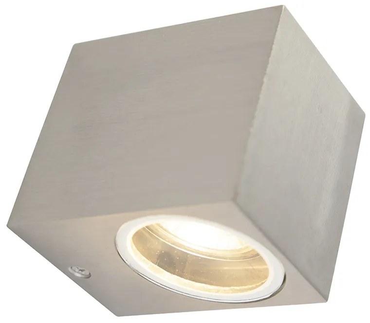 Moderná nástenná lampa hliníková IP44 - Baleno