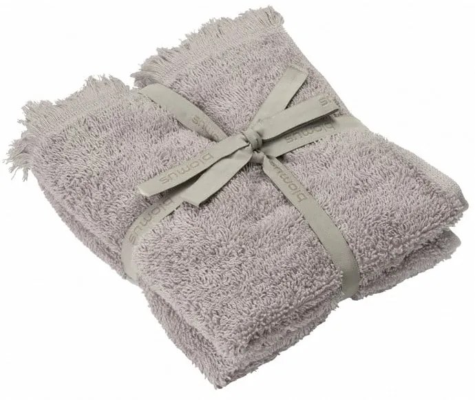 Svetlosivé bavlnené uteráky v súprave 2 ks 30x50 cm FRINO – Blomus
