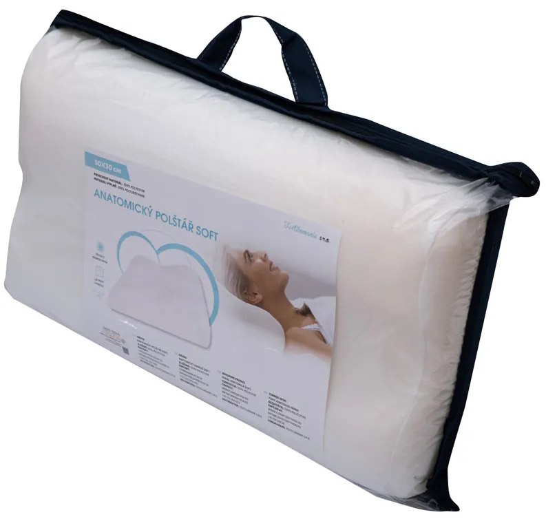 Anatomický vankúš SOFT 30 x 50 cm