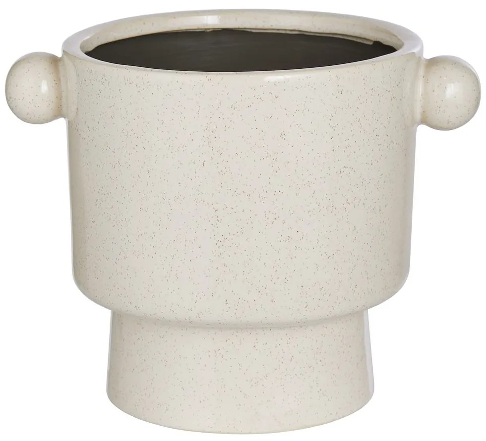 HANDLE Kvetináč 15 cm - béžový