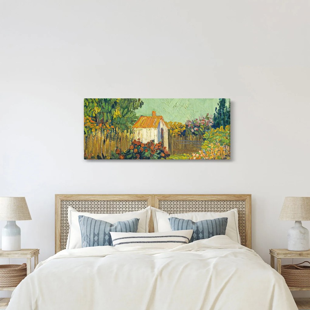 Obraz - Imitator of Vincent van Gogh, Landscape, reprodukcia (120x50 cm)