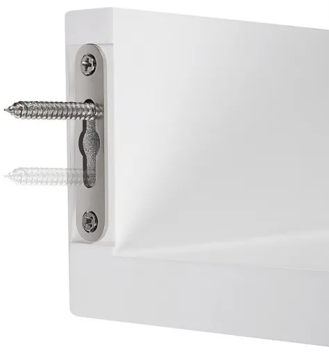 Sada 3x nástenných políc SHELFY, biela