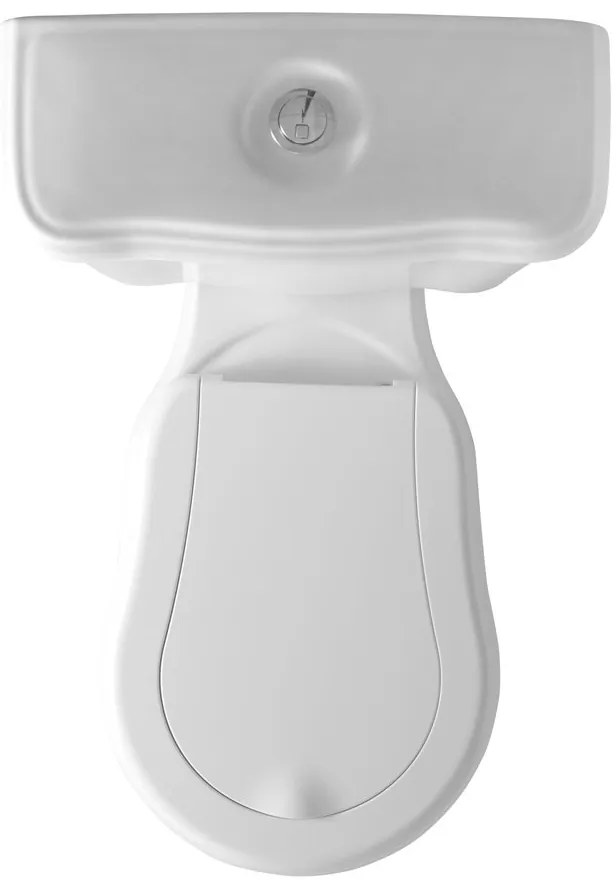 Kerasan Kerasan, RETRO WC kombi, spodný odpad, biela-bronz, WCSET13-RETRO-SO