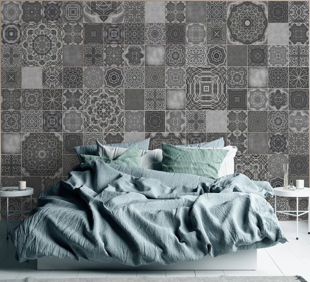 Gario Fototapeta Marocká šedá mozaika - Andrea Haase Materiál: Vliesová, Rozmery: 100 x 70 cm