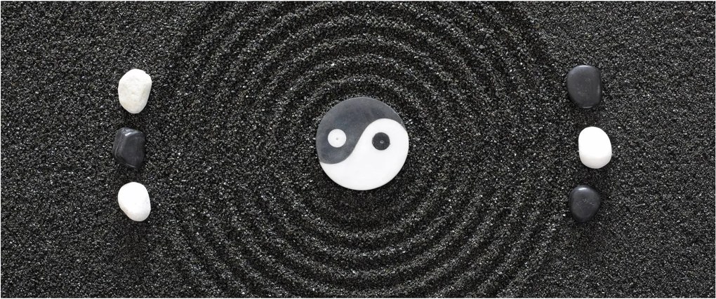 Obraz - Jin a Jang (120x50 cm)