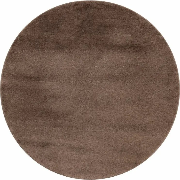 AKCIA: 80x80 (průměr) kruh cm Kusový koberec My Jazz 730 taupe, hnedá, obývacia izba, Obsession